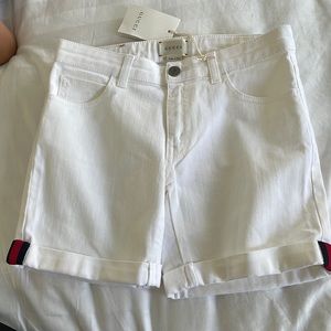 Gucci white shorts